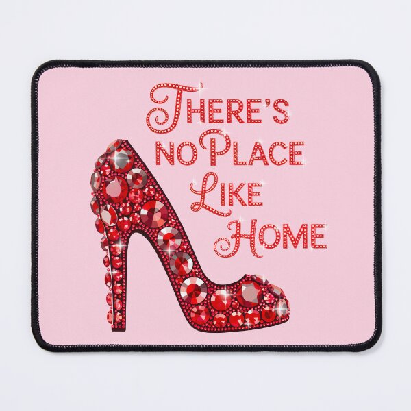 Item preview, There’s No Place Like Home – Ruby Red Rhinestone Heels Glam Quote designed and sold by Cristina Galerina.
