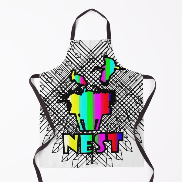 Item preview, Glitch Skull NEST – Rainbow Static Digital Art designed and sold by Bianormal.