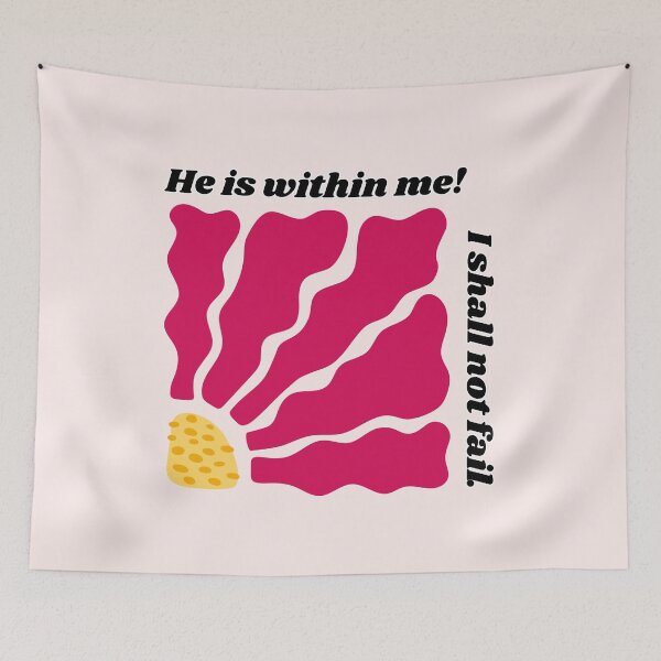 Item preview, He is Within Me - Christian Quote designed and sold by ArtsieChristian.