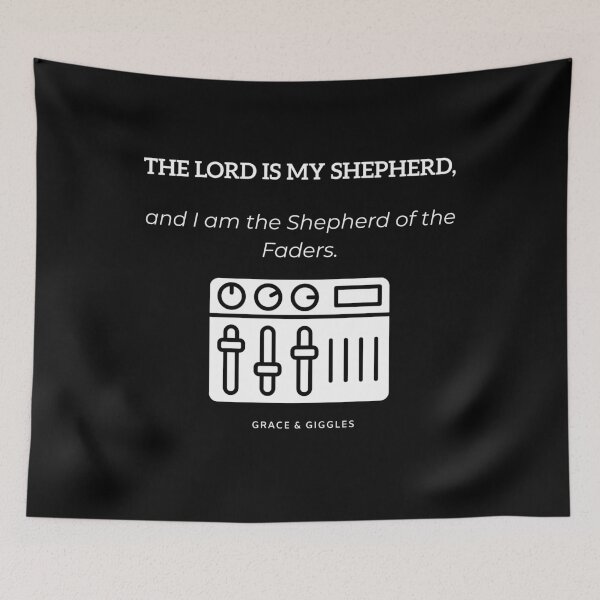 Item preview, Shepherd of the Faders - Funny Church Sound Tech Audio Engineer designed and sold by GraceGiggles.