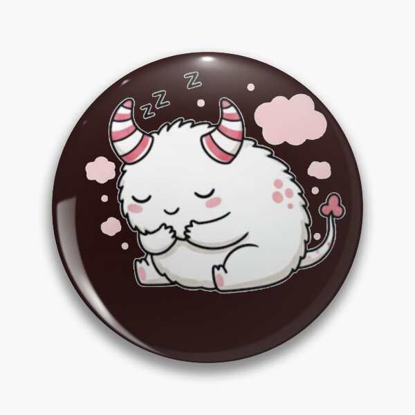 Item preview, Monstruo esponjoso durmiente: una criatura acogedora para la hora de dormir designed and sold by Rafcioo.
