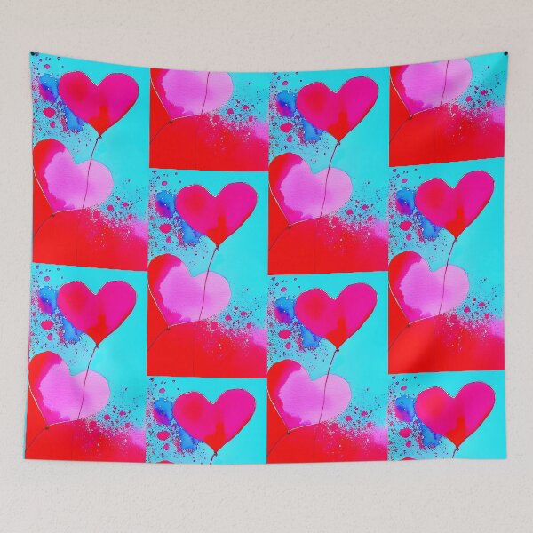 Item preview, Red-Pink Hearts & The Depth of Love designed and sold by LoriAndArt.