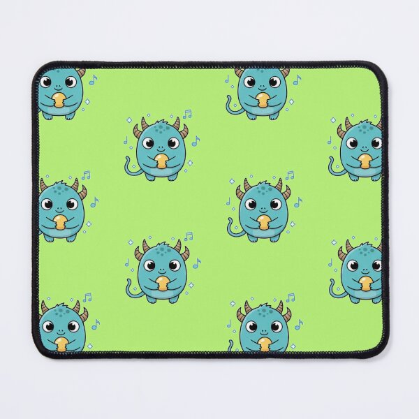 Item preview, Musical Teal Monster - Cute Audio Creature designed and sold by Rafcioo.