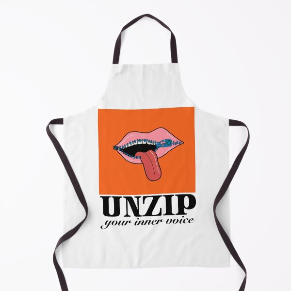 Item preview, Unzip Your Inner Voice - Surreal Pop Art Mouth Graphic designed and sold by The Funscape Store.