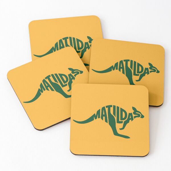 Item preview, Matildas Kangaroo Vector Art: Australian Women's Soccer Pride - GO Matildas! Minimalist Fan Design designed and sold by H Jonas.