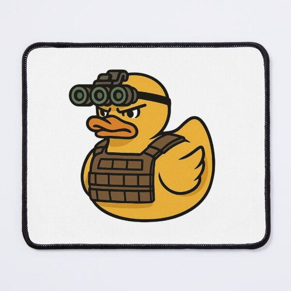 Item preview, Tactical Rubber Duck Sticker - Night Vision Goggles & Plate Carrier Vinyl Decal - Military Style Sticker designed and sold by Warhead Collective.