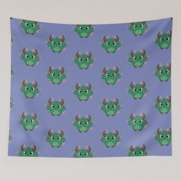 Item preview, Musical Teal Monster - Cute Audio Creature designed and sold by Rafcioo.
