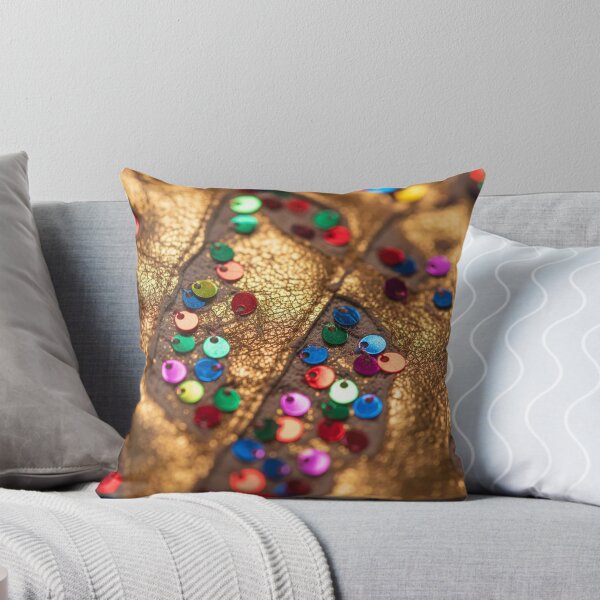 Item preview, Gold Leather with Rainbow Sequins  designed and sold by Swedeprep.