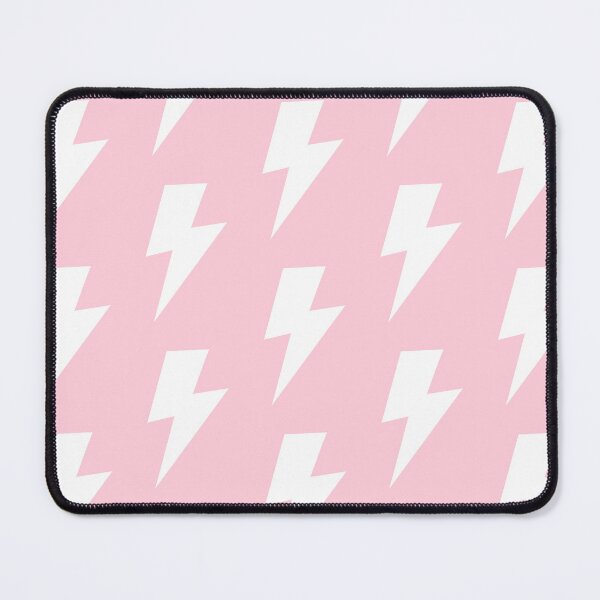 Item preview, White Lightning Bolt on Pink designed and sold by OneThreeSix.