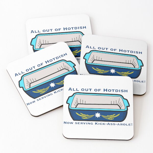 Item preview, All Out of Hotdish - How Serving Kick-Ass-arole! (Transparent Background) designed and sold by BerlinerKatzen.