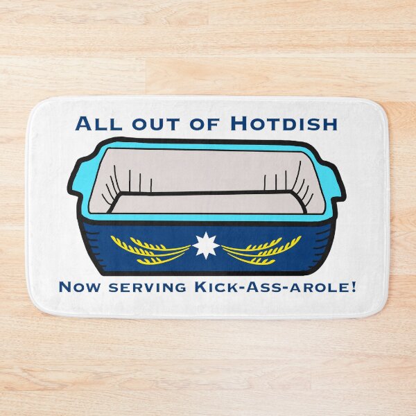 Item preview, All Out of Hotdish - How Serving Kick-Ass-arole! (Transparent Background) designed and sold by BerlinerKatzen.