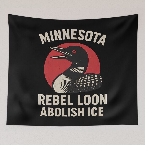 Item preview, minnesota rebel loon abolish ice  designed and sold by Uglyandcute.