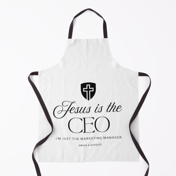 Item preview, Jesus is the CEO - Funny Christian Marketing Manager & Entrepreneur designed and sold by GraceGiggles.