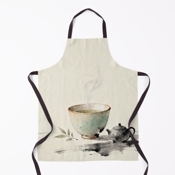 Item preview, Soft Zen Tea Ritual – Minimal Line Art Wall Decor designed and sold by sana designer.