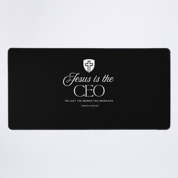 Item preview, Jesus is the CEO - Funny Christian Marketing Manager & Entrepreneur designed and sold by GraceGiggles.