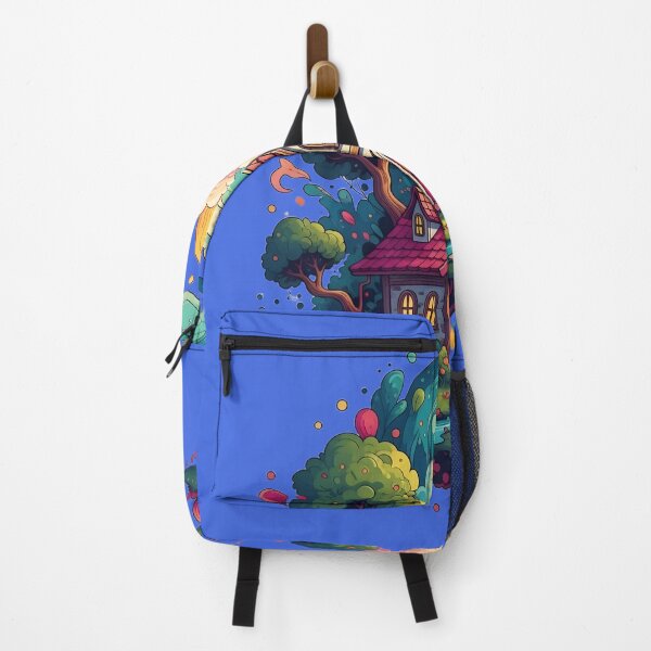 Item preview, Whimsical Dream Cottage Psychedelic Fantasy Art designed and sold by rendstuff ⭐⭐⭐⭐⭐.