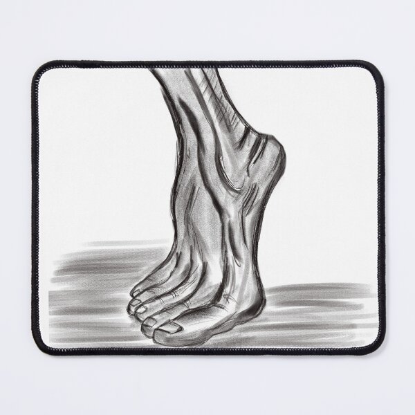 Item preview, Pencil foot drawing designed and sold by ThelostTama.