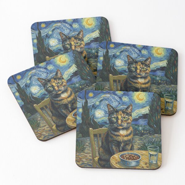Item preview, Van Gogh's Cat designed and sold by MEMERY MUSEUM.