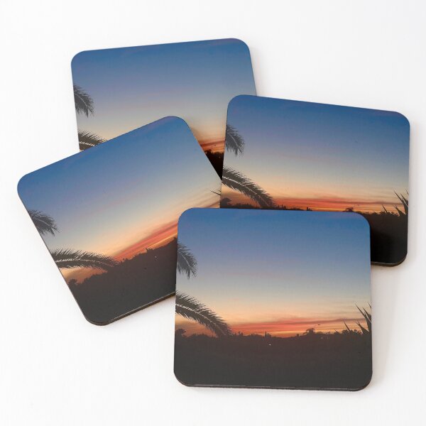 Item preview, Tropical Sunset Silhouette – Palm Trees at Dusk designed and sold by MatthewHeights.