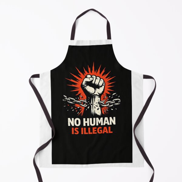 Item preview, No Human Is Illegal – Human Rights Protest Design designed and sold by ArminGreen.