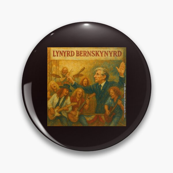 Item preview, Lynyrd Bernskynyrd – Classical Conductor Meets Southern Rock Cartoon designed and sold by Rick London Gifts.