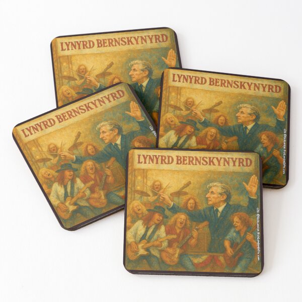 Item preview, Lynyrd Bernskynyrd – Classical Conductor Meets Southern Rock Cartoon designed and sold by Rick London Gifts.