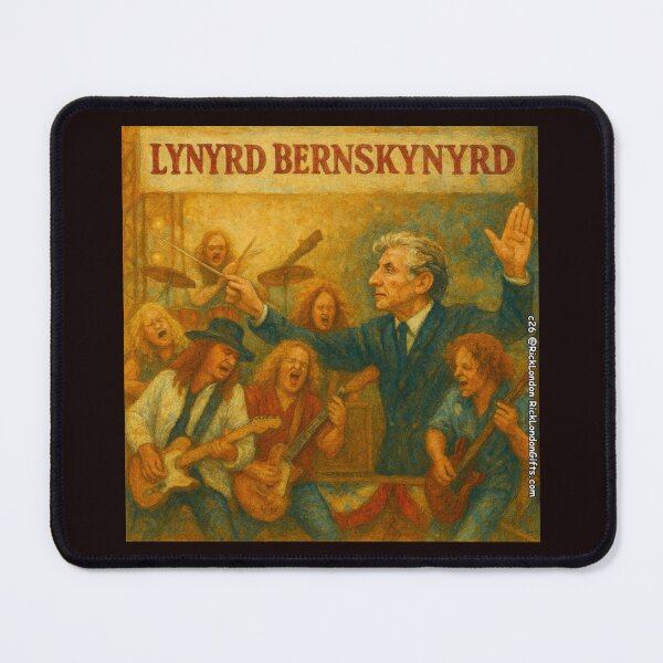 Item preview, Lynyrd Bernskynyrd – Classical Conductor Meets Southern Rock Cartoon designed and sold by Rick London Gifts.