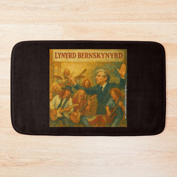 Item preview, Lynyrd Bernskynyrd – Classical Conductor Meets Southern Rock Cartoon designed and sold by Rick London Gifts.