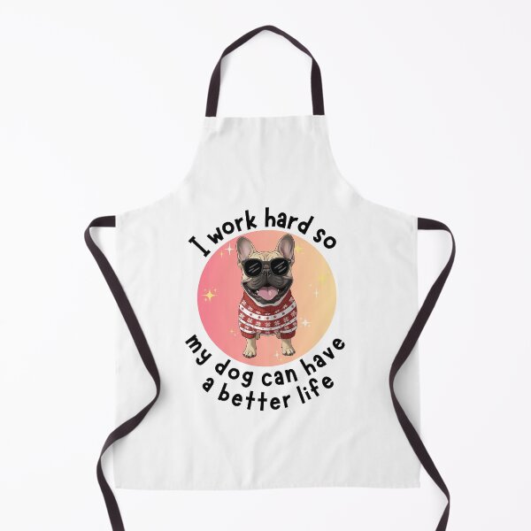 Item preview, I work hard so my dog can have a better life Dog Quotes Pug Design designed and sold by Robbo's Tees Designs.