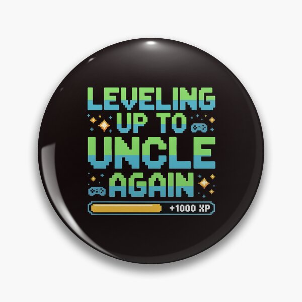 Item preview, Leveling Up to Uncle Again – Promoted to Uncle Baby Announcement designed and sold by Redgiant87x.