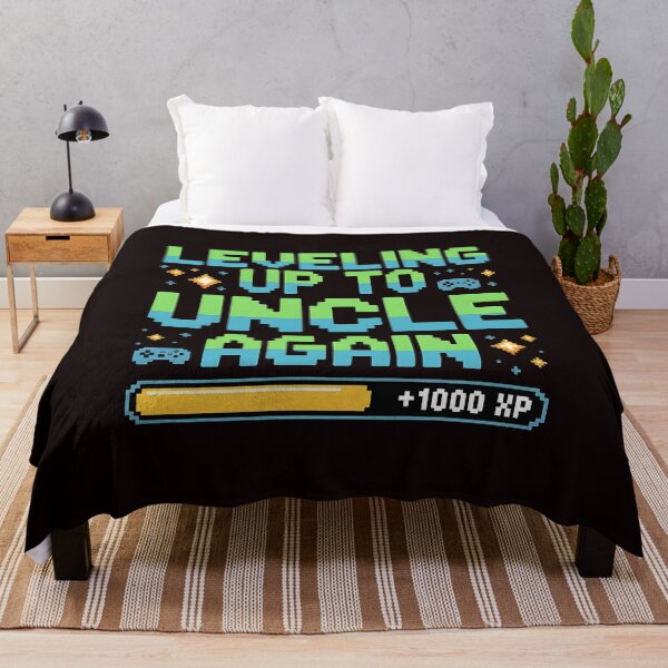 Item preview, Leveling Up to Uncle Again – Promoted to Uncle Baby Announcement designed and sold by Redgiant87x.