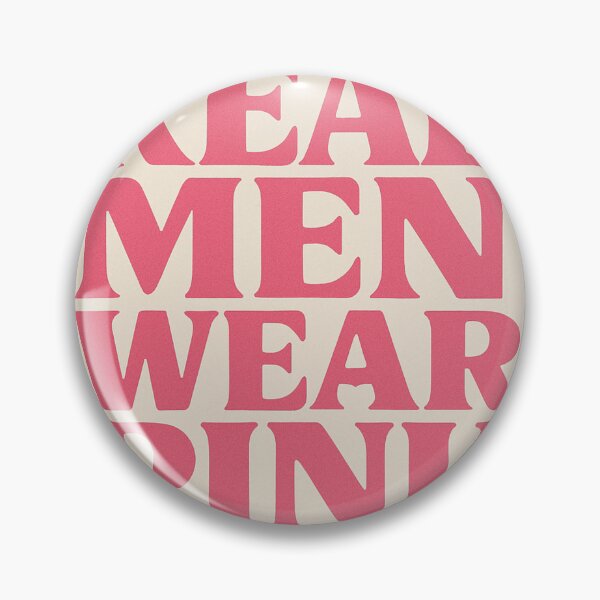 Item preview, Typography 'Real Men Wear Pink' designed and sold by Lyvion design.