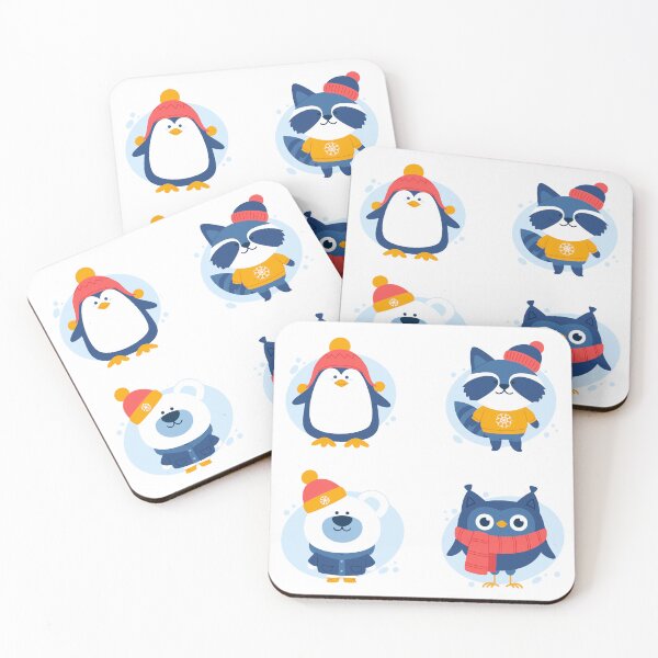 Item preview, Cute Winter Animals Set designed and sold by mcraft studio.