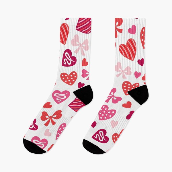 Item preview, Valentine Hearts and Red Bows Pattern designed and sold by DEC02.