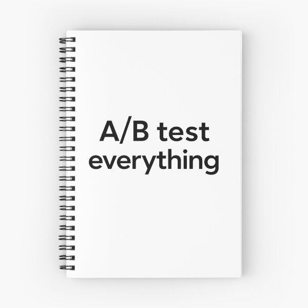 Item preview, A/B Testing Sticker - AB Test Everything - Marketing Optimization Design designed and sold by DigitalNovaCo.
