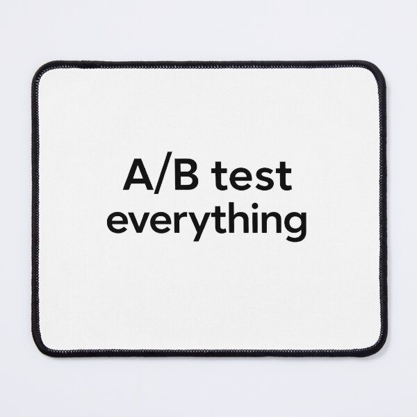 Item preview, A/B Testing Sticker - AB Test Everything - Marketing Optimization Design designed and sold by DigitalNovaCo.