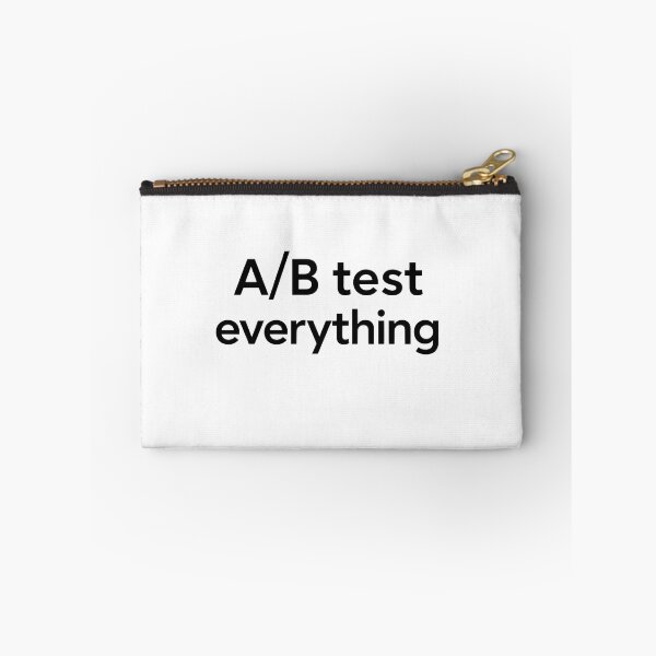 Item preview, A/B Testing Sticker - AB Test Everything - Marketing Optimization Design designed and sold by DigitalNovaCo.