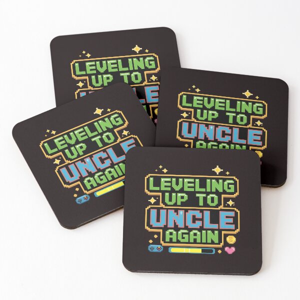 Item preview, Leveling Up to Uncle Again – Funny Gender Reveal Uncle Shirt designed and sold by Redgiant87x.