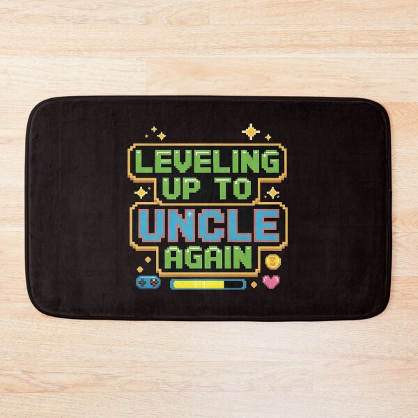 Item preview, Leveling Up to Uncle Again – Funny Gender Reveal Uncle Shirt designed and sold by Redgiant87x.