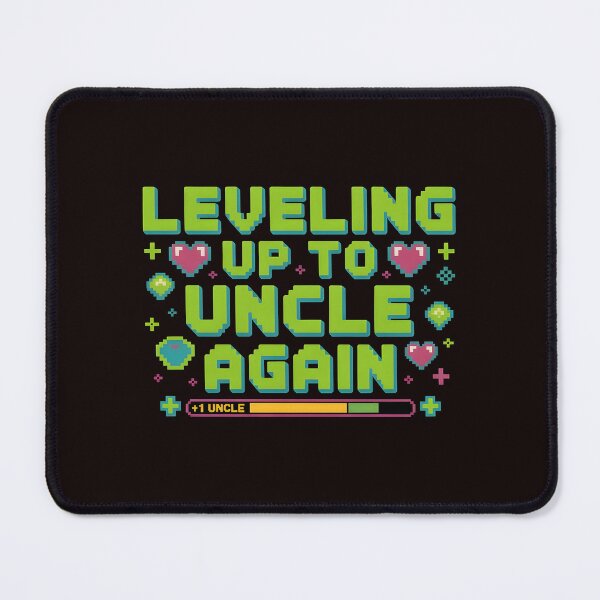Item preview, Leveling Up to Uncle Again – Baby Shower Uncle Announcement Design designed and sold by Redgiant87x.