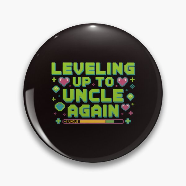 Item preview, Leveling Up to Uncle Again – Baby Shower Uncle Announcement Design designed and sold by Redgiant87x.
