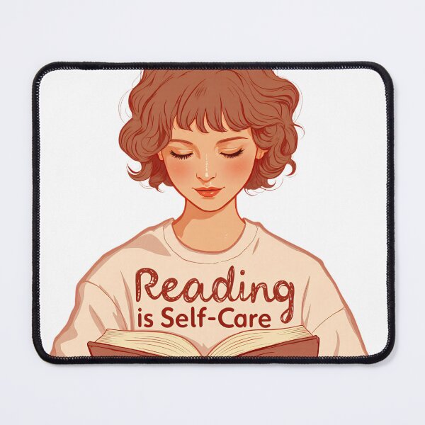 Item preview, Young person reading a book at home while lying down on a comfortable surface in a quiet space during the evening designed and sold by SpaceartLilu.