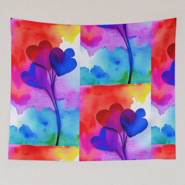 Item preview, Three Hearts & Faceless Love designed and sold by LoriAndArt.