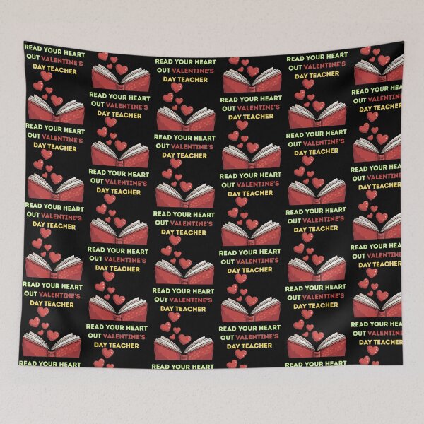 Item preview, Read Your Heart Out Valentine's Day Teacher designed and sold by Tom-Apex-Art.