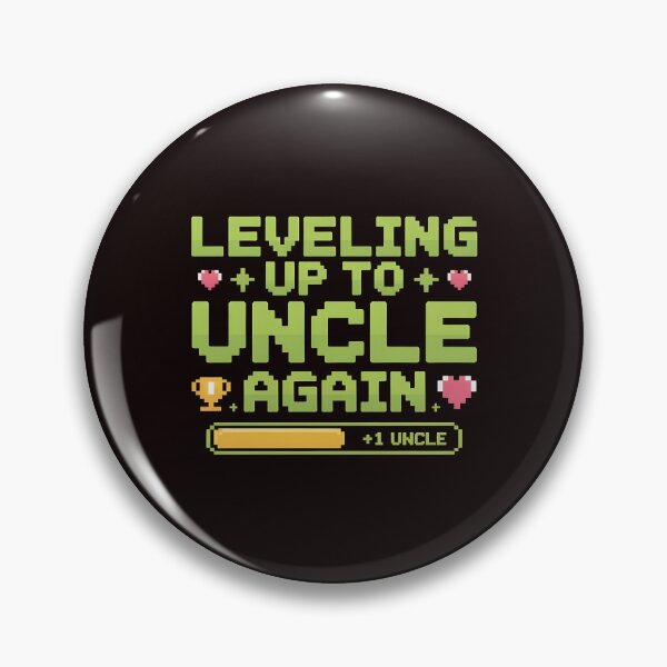 Item preview, Leveling Up to Uncle Again – Baby Announcement for New Uncle designed and sold by Redgiant87x.