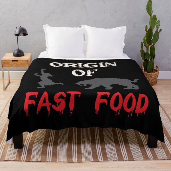 Item preview, Origin of Fast Food - Saber Tooth Tiger & Caveman designed and sold by Oaks Creations.