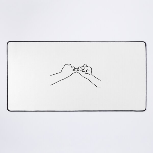 Item preview, Pacto, meñiques - Arte Minimalista Negro de Estetica Moderna designed and sold by V-ForAll.