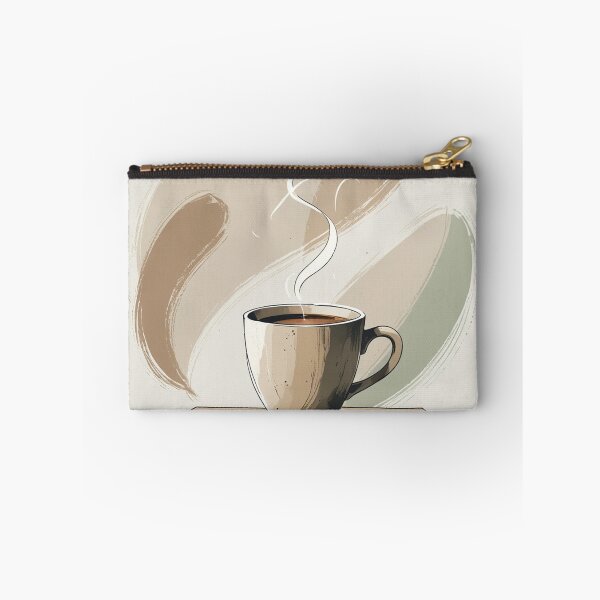 Item preview, Minimal Coffee Time Art – Calm Morning Neutral Coffee Wall Decor designed and sold by sana designer.