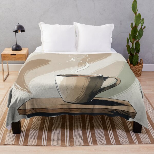 Item preview, Minimal Coffee Time Art – Calm Morning Neutral Coffee Wall Decor designed and sold by sana designer.