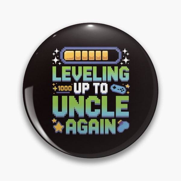 Item preview, Leveling Up to Uncle Again – Funny Uncle Baby Shower Shirt designed and sold by Redgiant87x.